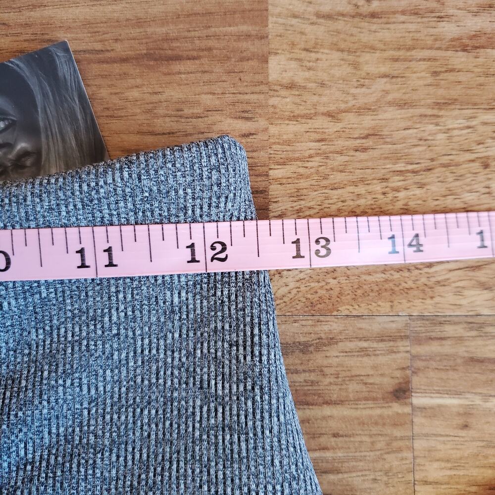 NEW Zobha Leggings Size Medium High Waist Ankle Gray - Picture 5 of 7